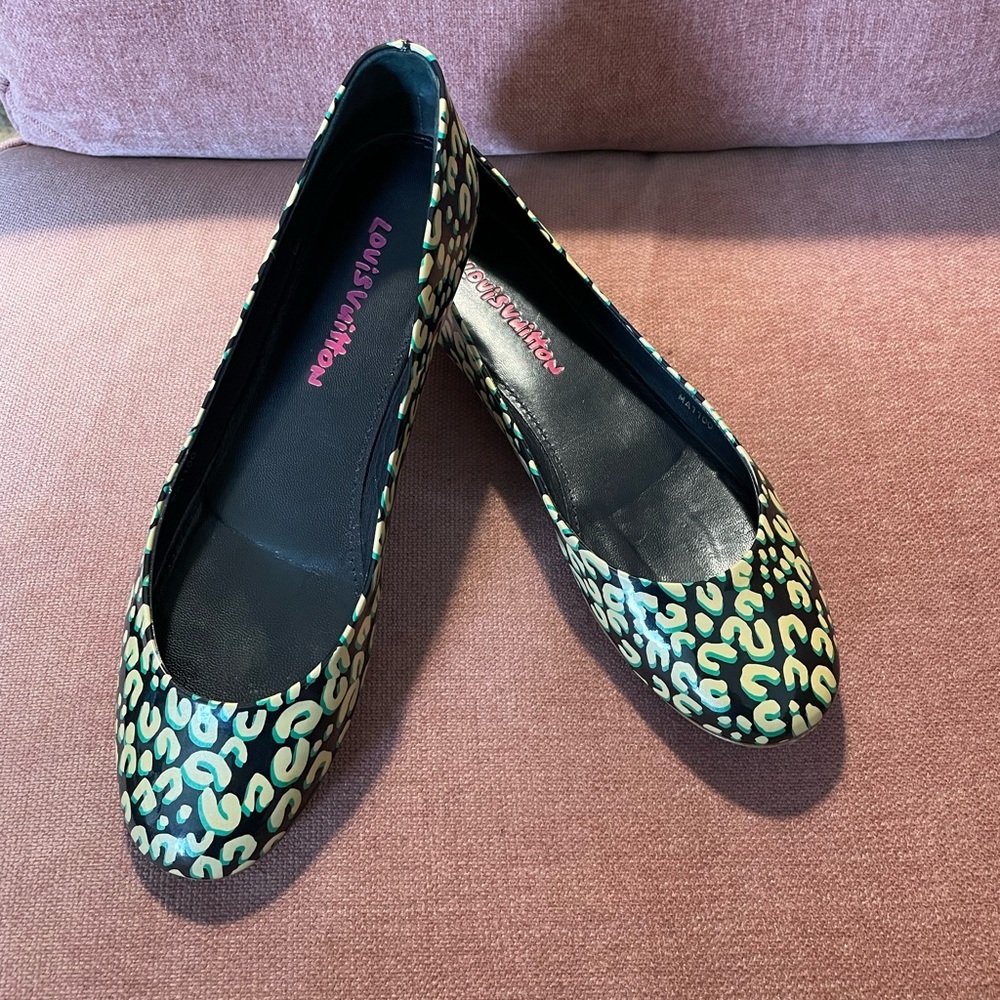 Louis Vuitton Stephen Sprouse ballet flats. MA1100 Size 40/10 VGUC - Picture 2 of 12